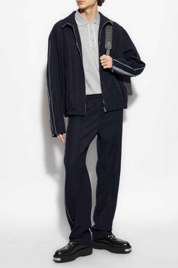 Gucci Jacket with embroidered logo | Men's | Vitkac